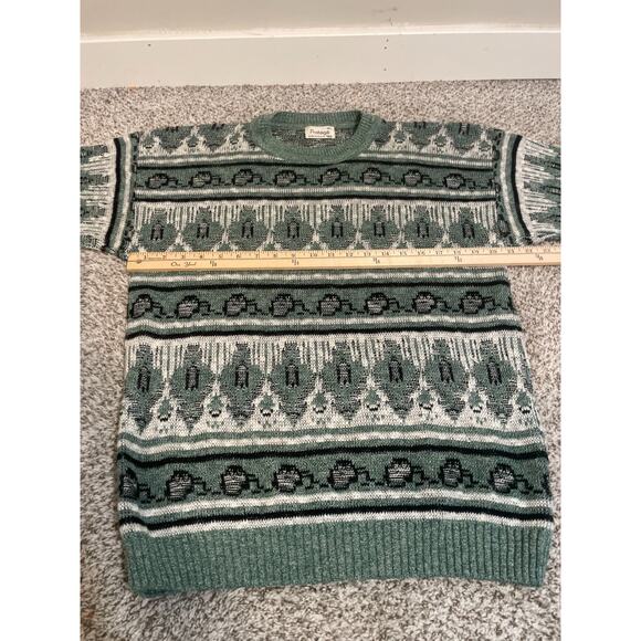 PROTEGE BY TAG Mens Swester Made In U.S.A SIZE M Coogi Style Vtg 90's Y2k - Picture 5 of 7